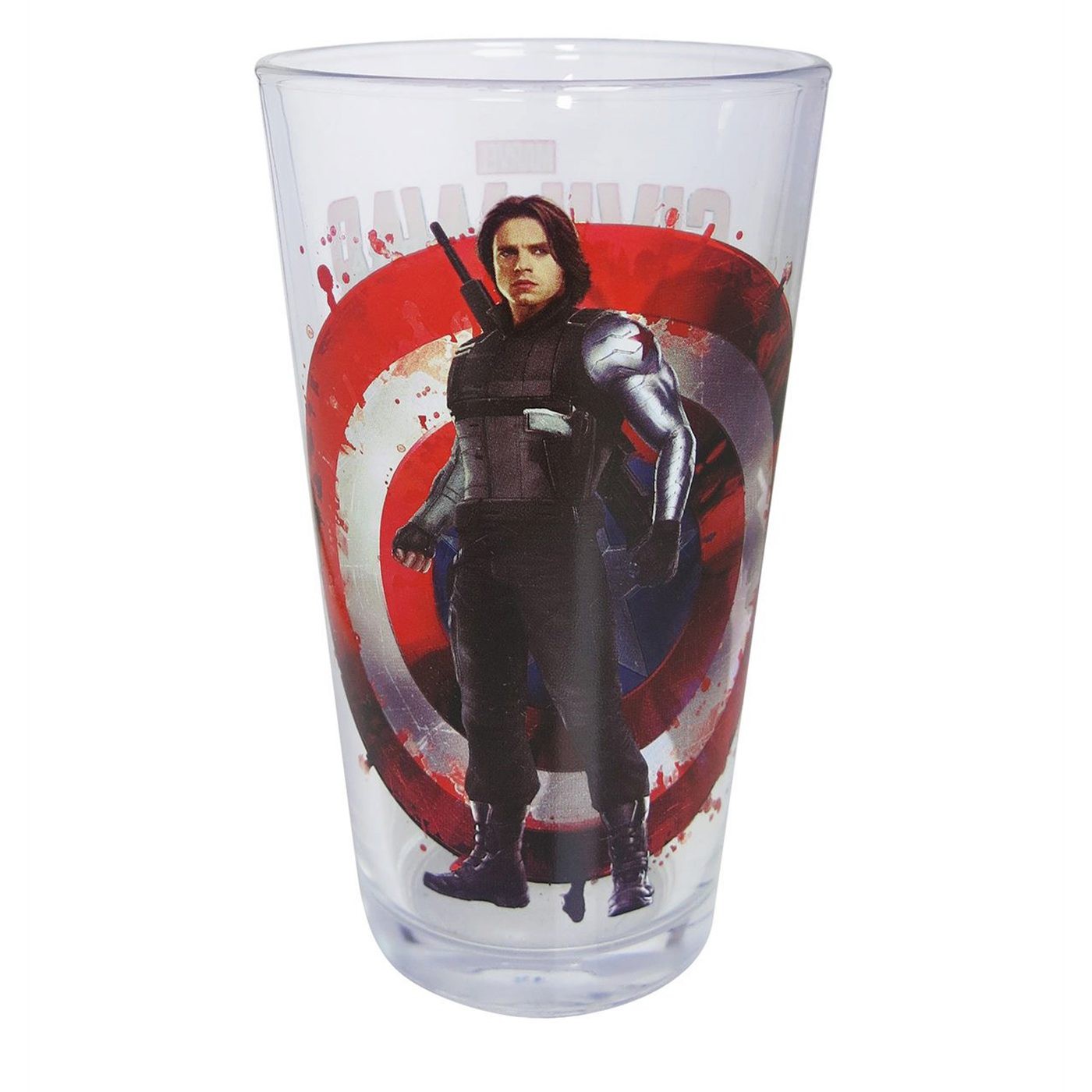 Winter Soldier Civil War Pint Glass, Black