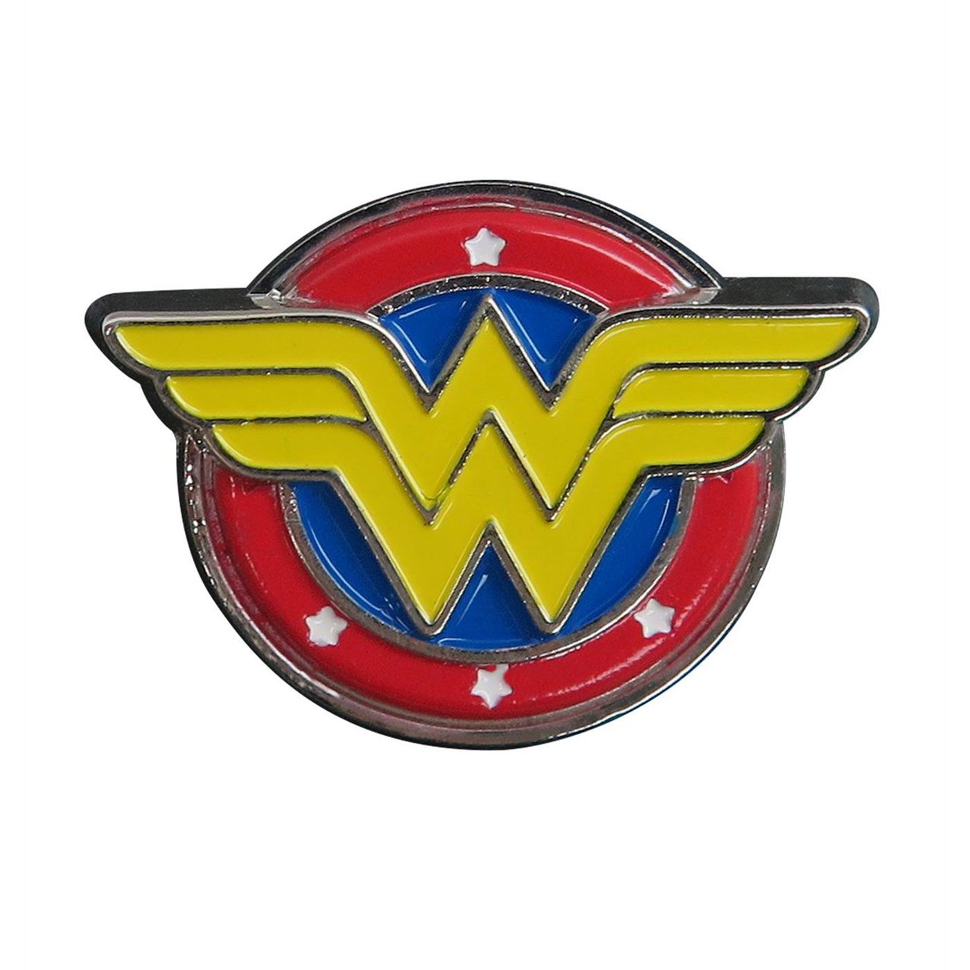 Wonder Woman Symbol Colored Lapel Pin, Yellow