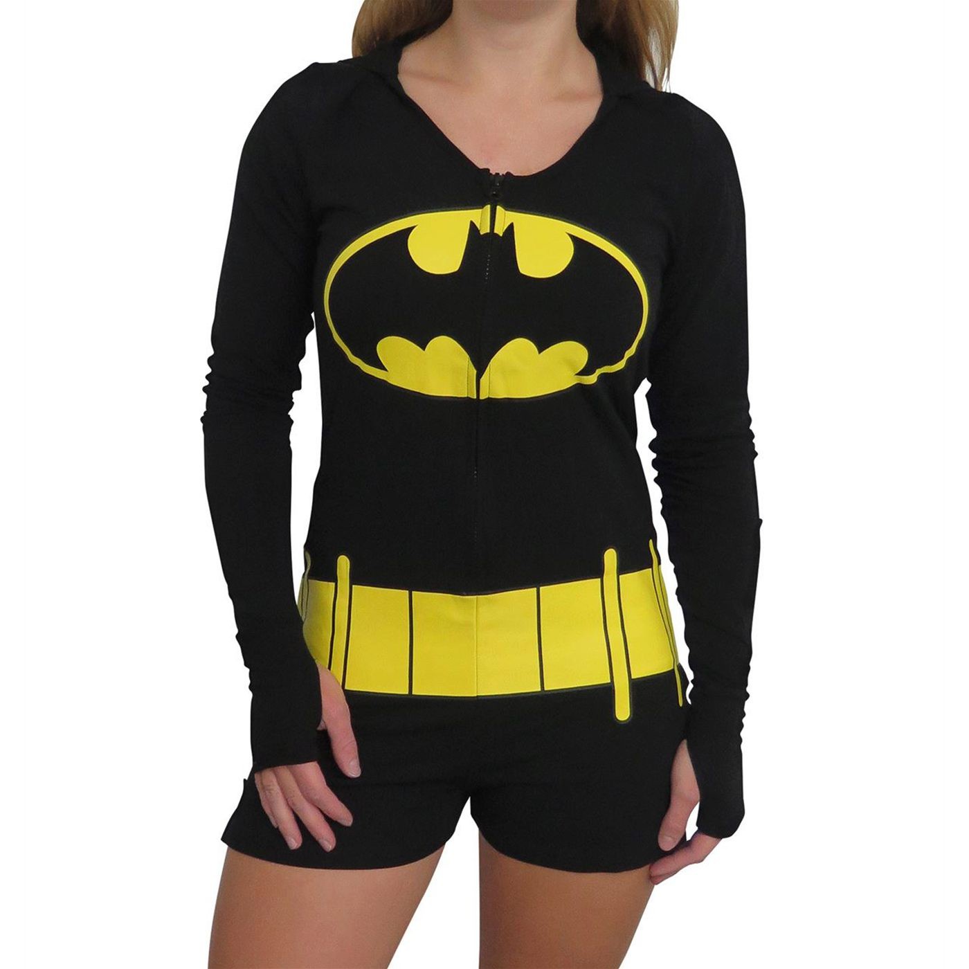 Batman Costume Women's Romper, Black