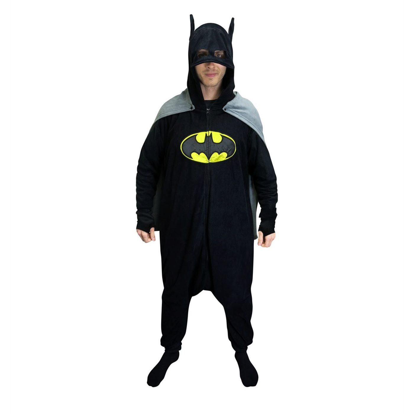 Batman Caped Union Suit, Black