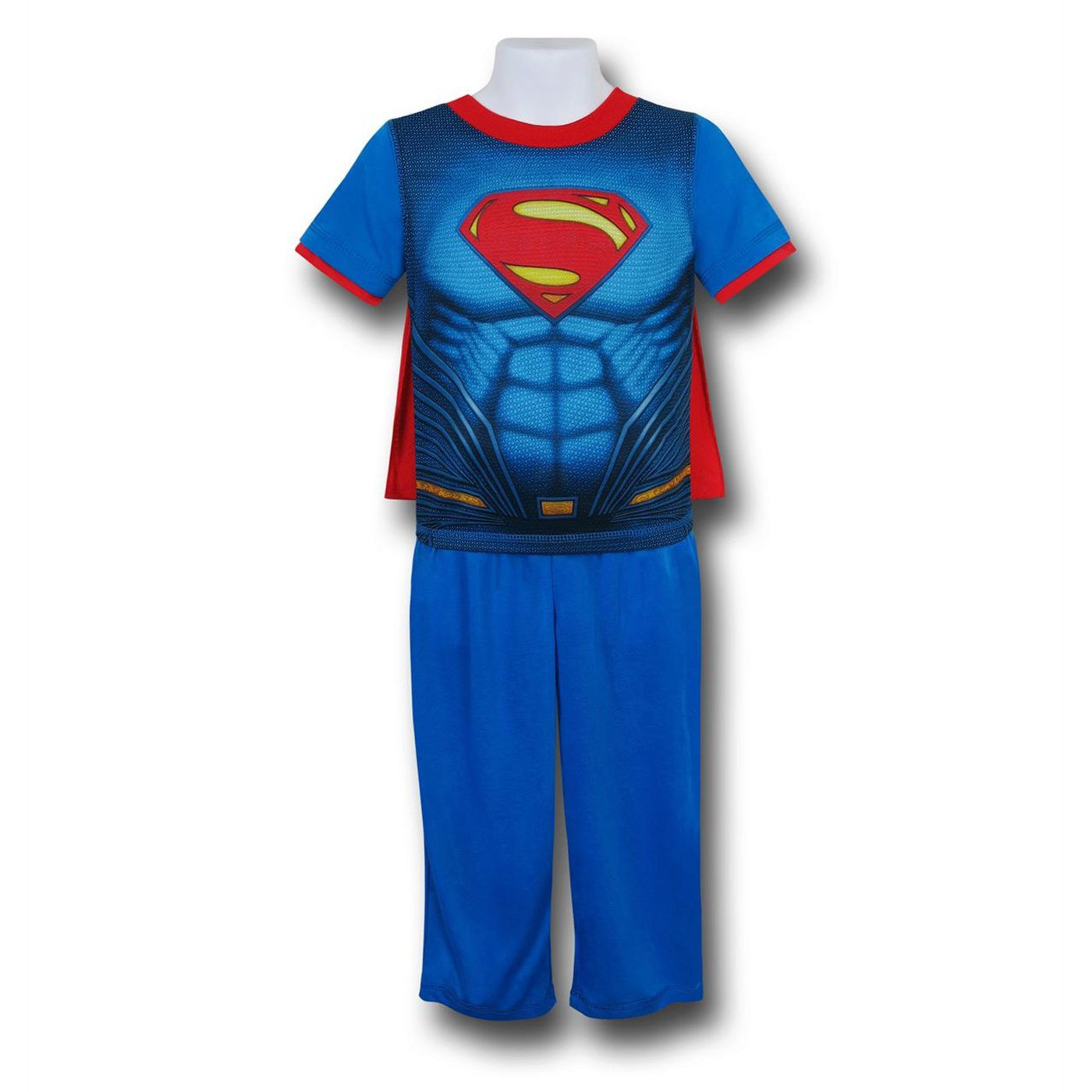 Batman Vs Superman Kids Superman Caped Pajama Set, Blue
