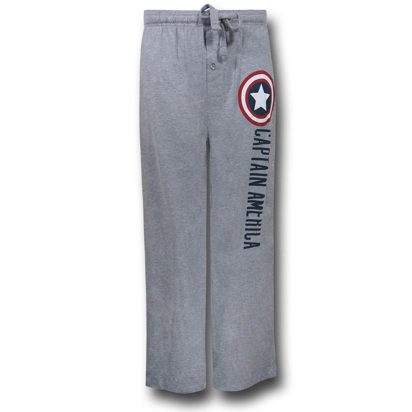 Captain America Heather Grey Sleep Pants, Grey