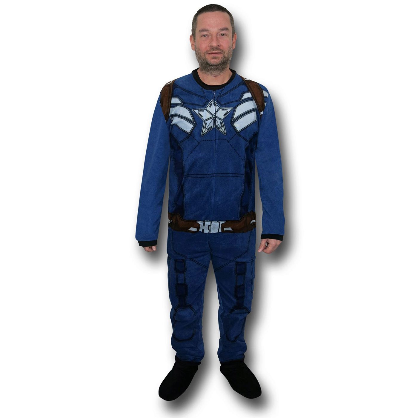 Captain America Steve Rogers Union Suit, Blue