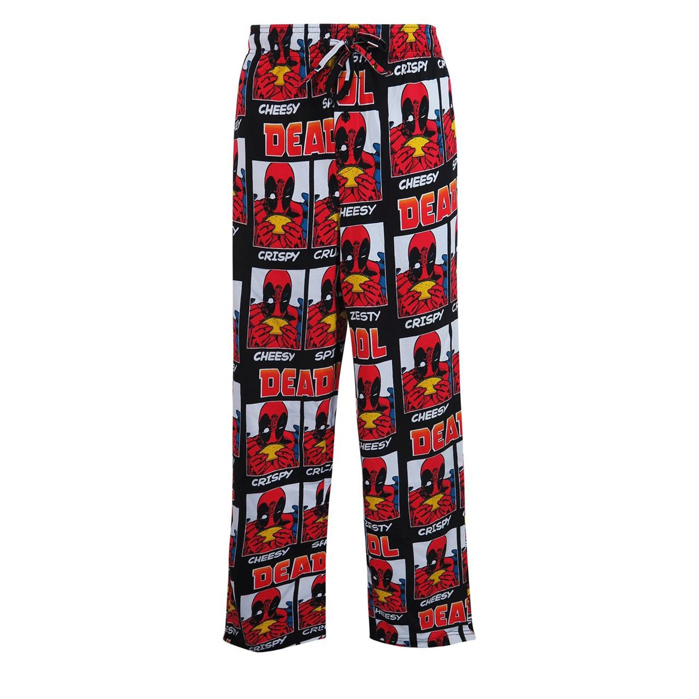 Deadpool Deadfood Men's Pajama Pants, Black