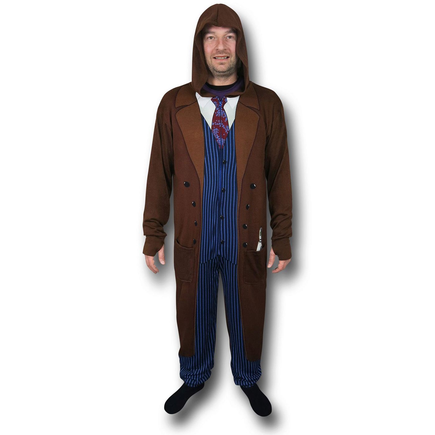 Doctor Who Union Suit, Brown