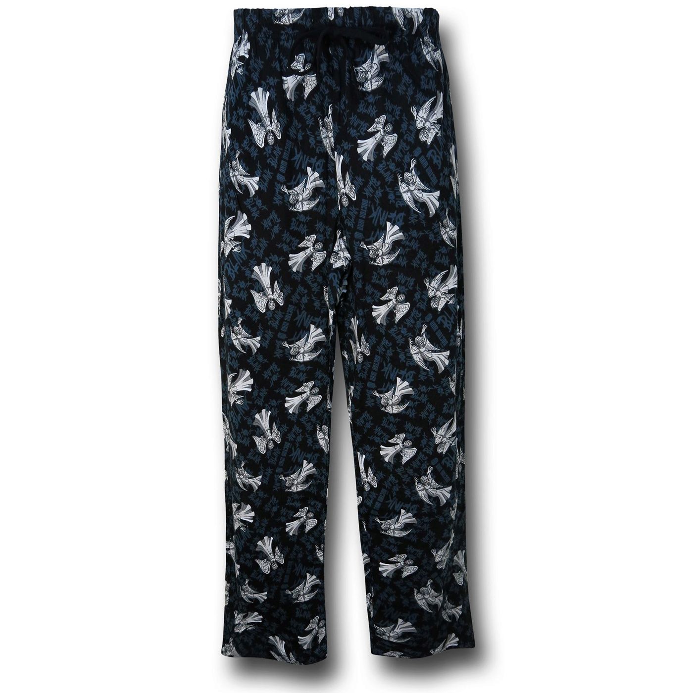 Dr. Who Weeping Angel Lounge Pants, Black
