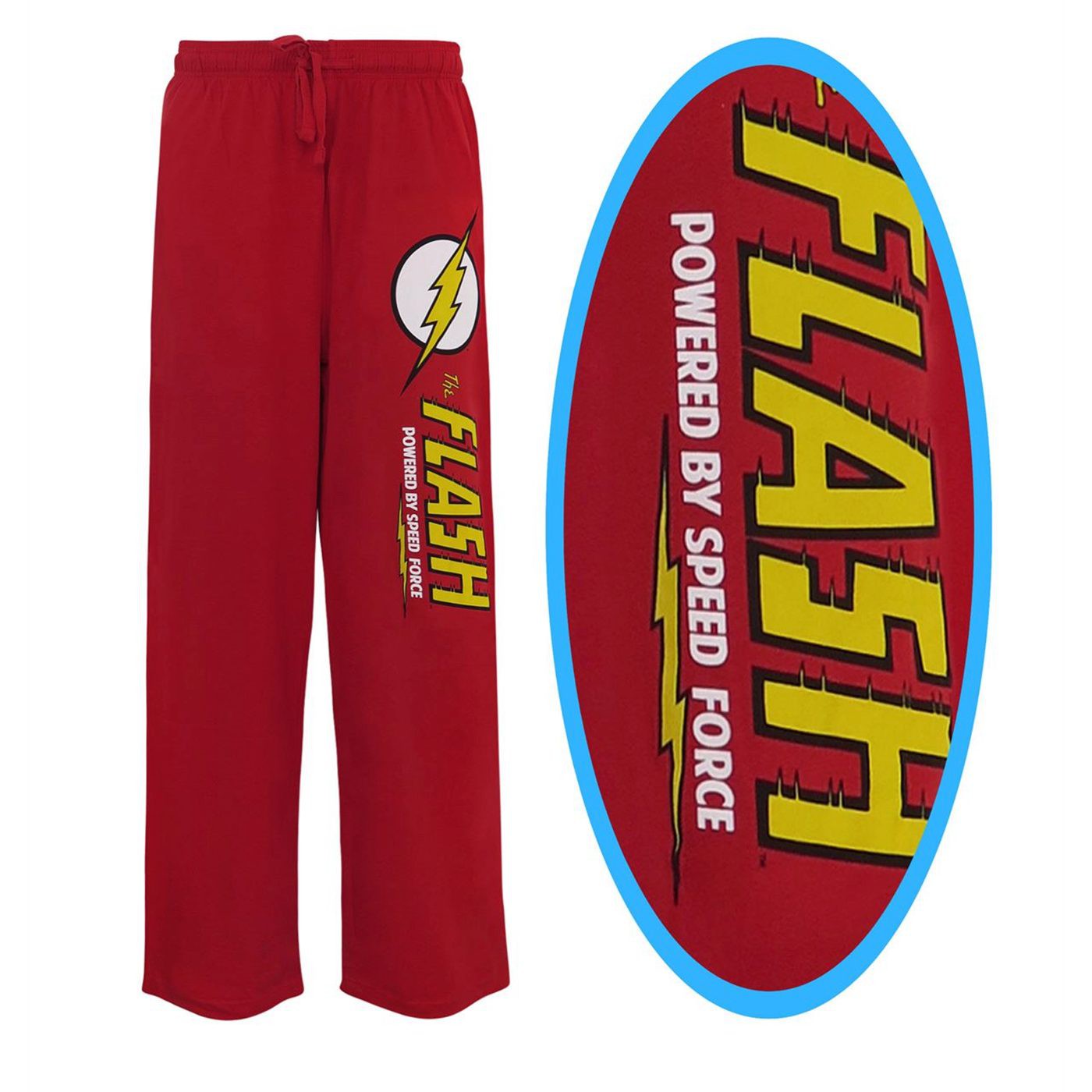 The Flash 'Speed Force' Unisex Pajama Pants, Red