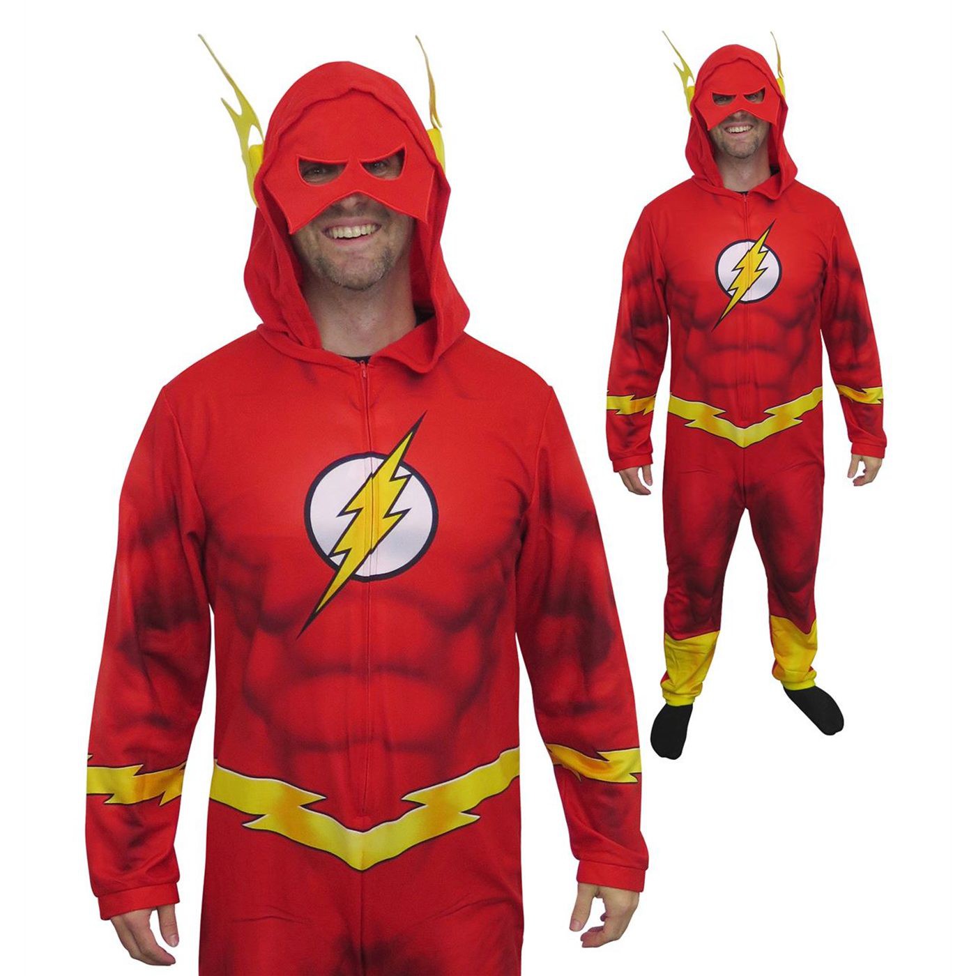 Flash Costume Sublimated Union Suit, Red