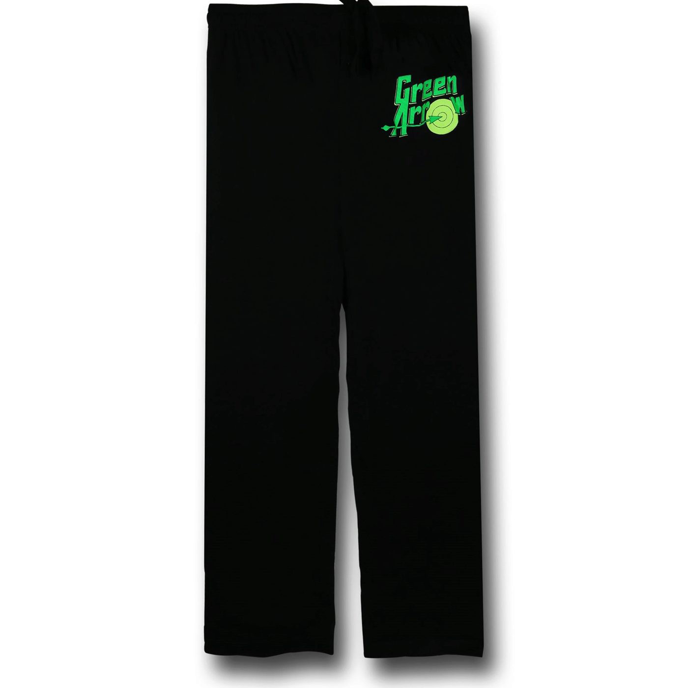 Green Arrow Logo Sleep Pants, Black
