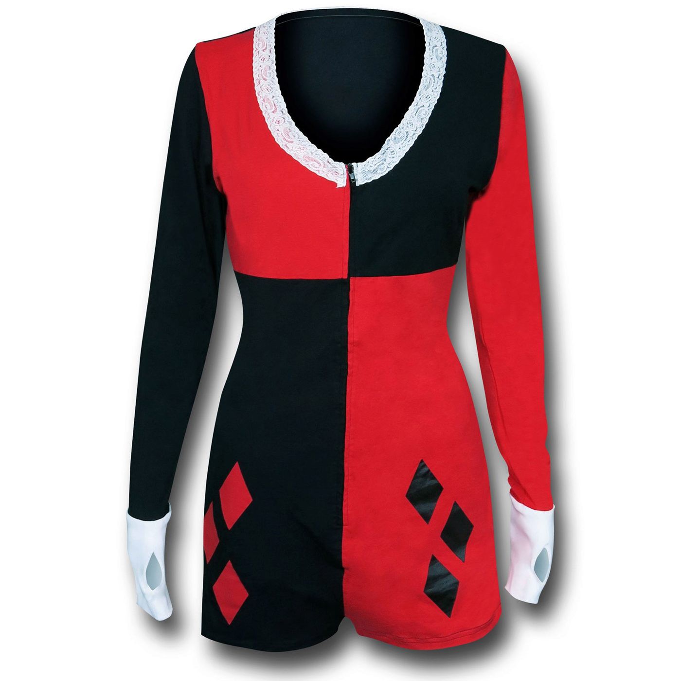 Harley Quinn Romper, Red