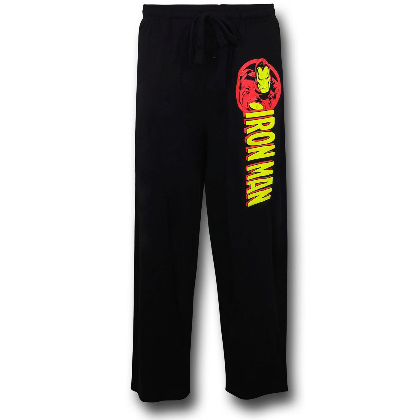 Iron Man Logo Sleep Pants, Black