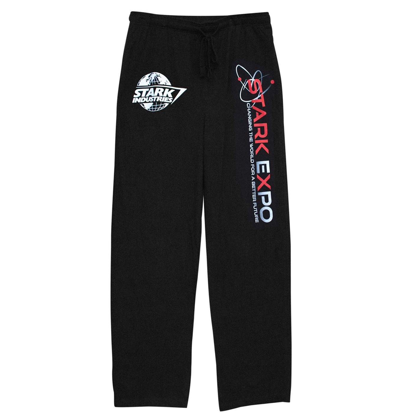 Iron Man Stark Industries Expo Unisex Pajama Pants, Black