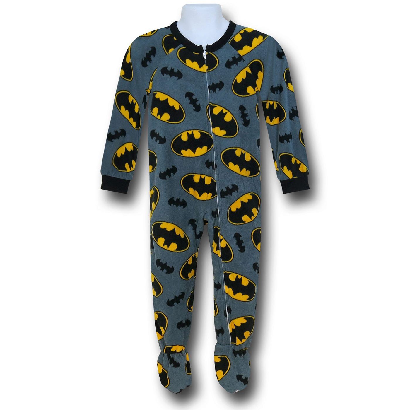 Batman Symbols Blanket Sleeper, Grey