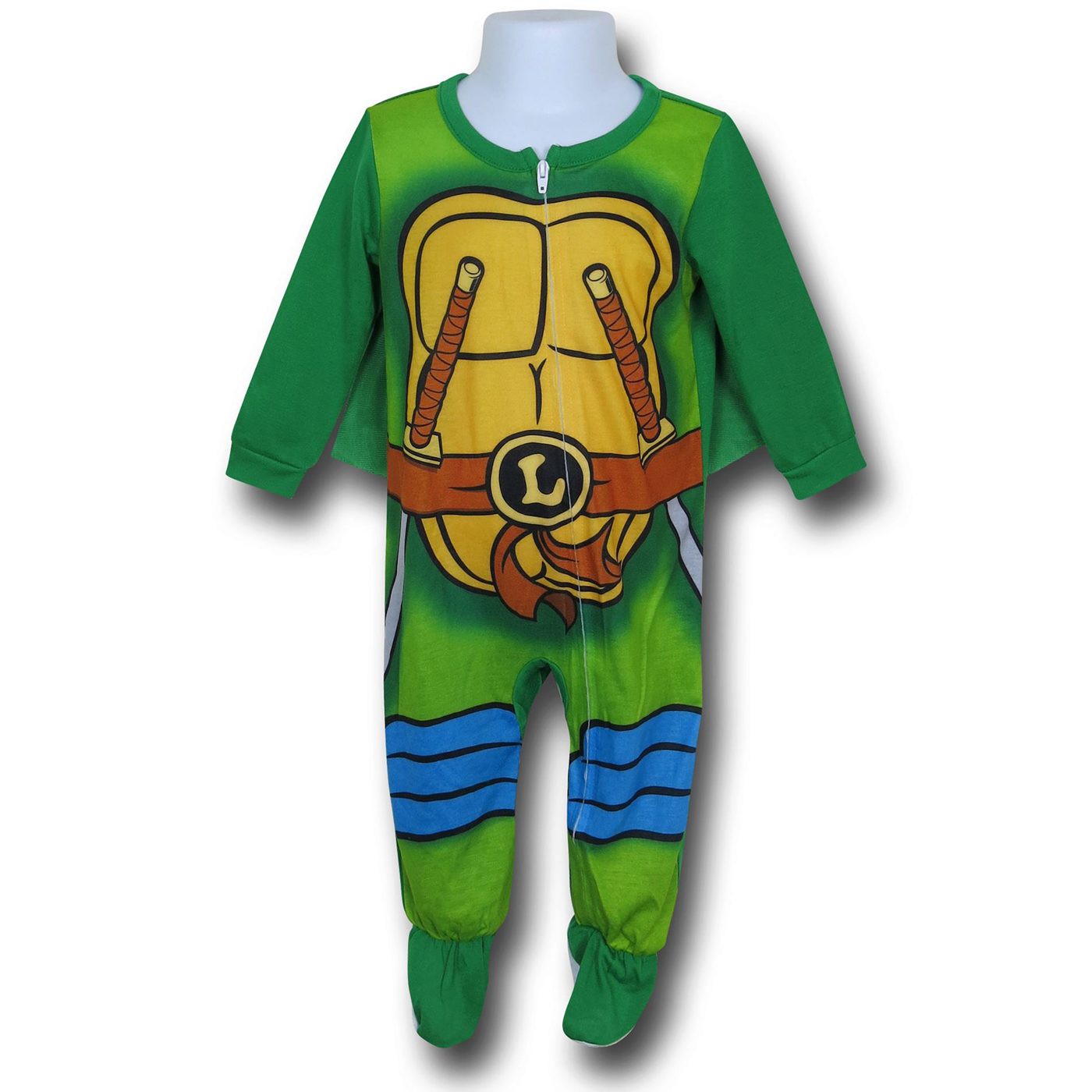 TMNT Leo Infant Blanket Caped Sleeper, Green