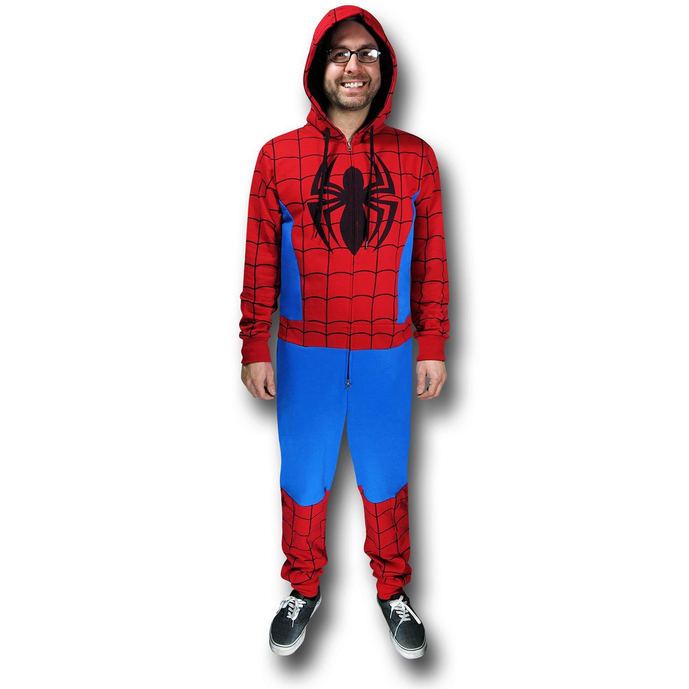 Spiderman Costume Union Suit, Red