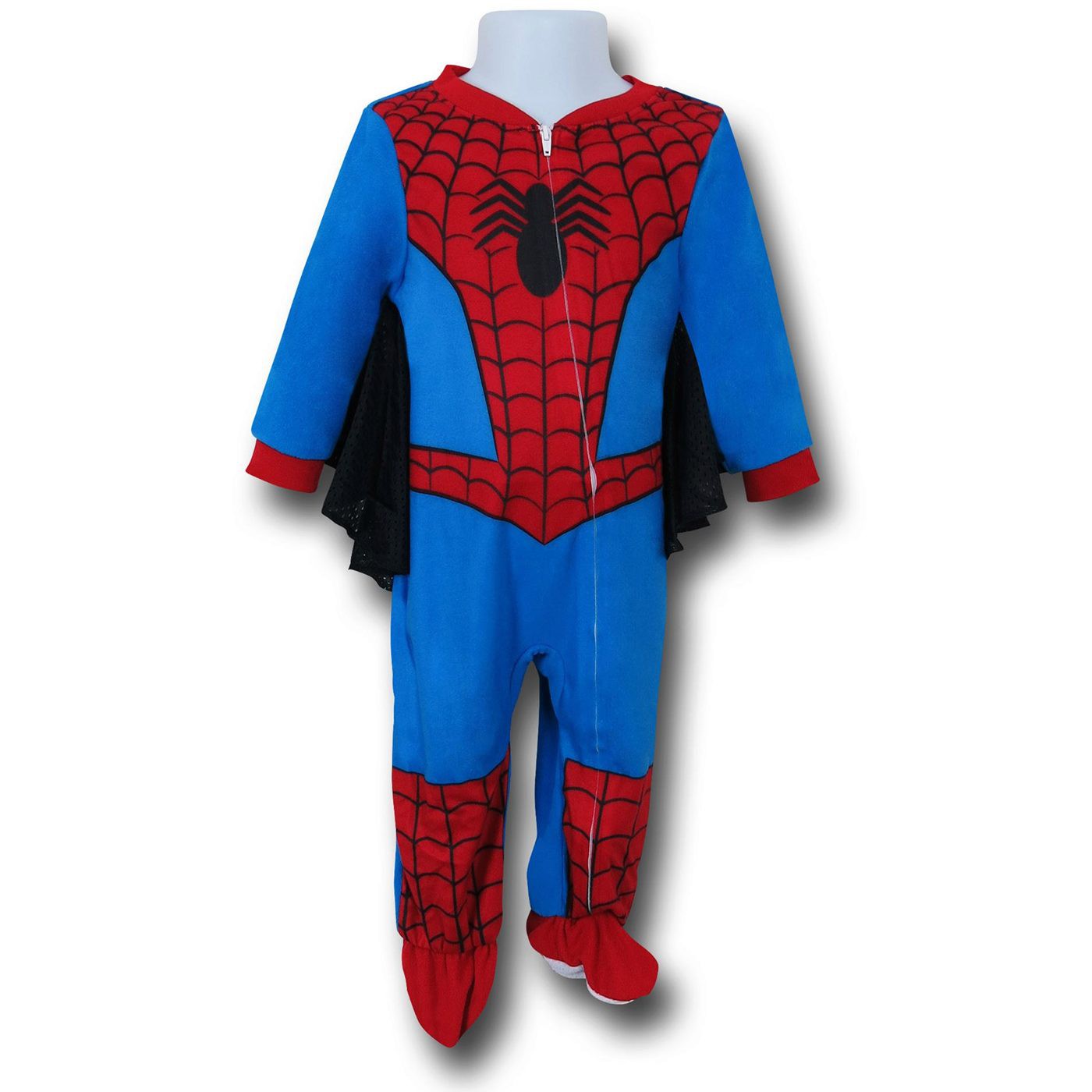 Spiderman Costume Webbed Kids Romper, Blue