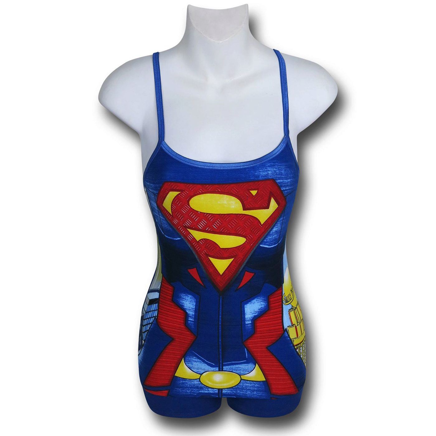 Supergirl Rivets Womens Cami & Panty Set, Blue