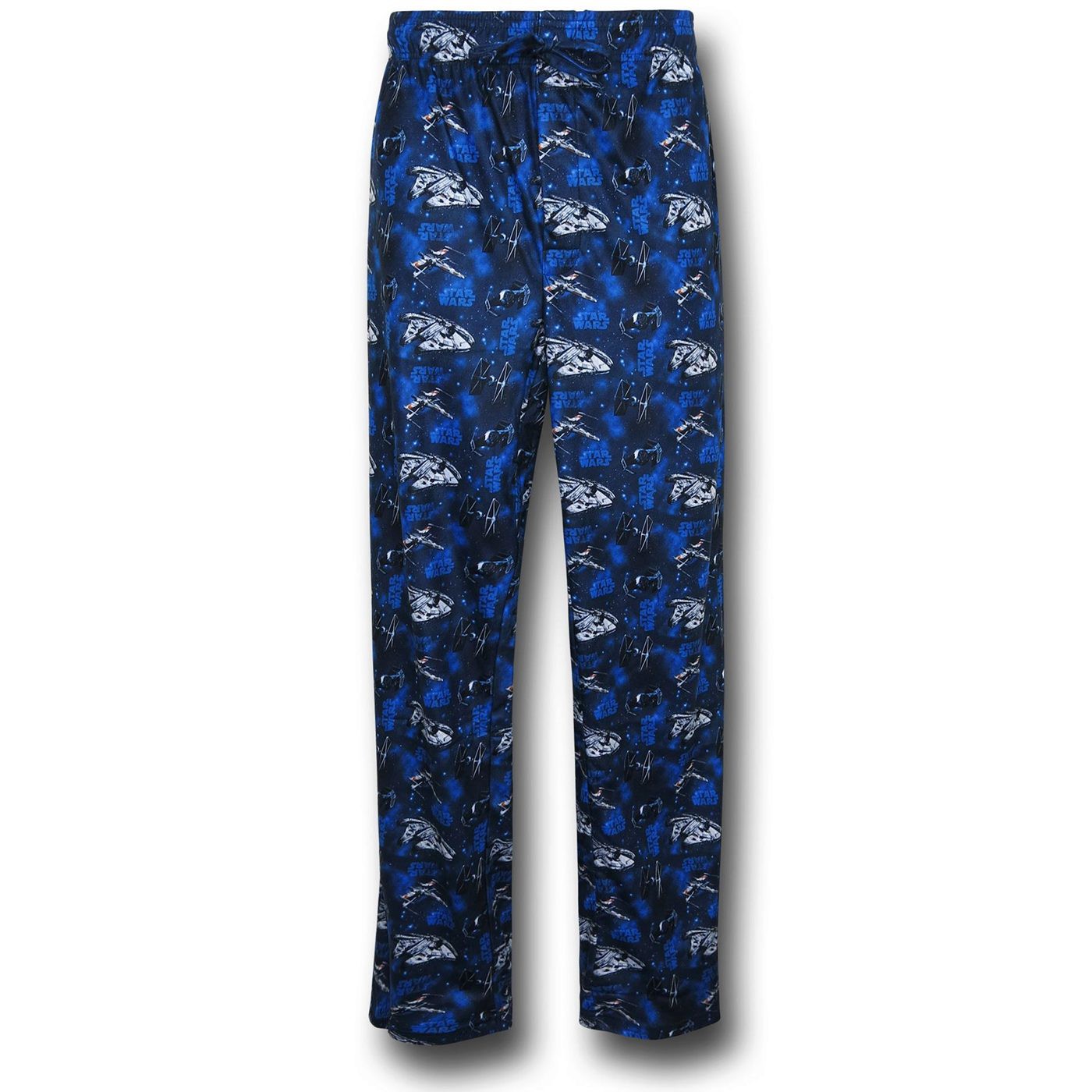 Star Wars Logo and Space Pajama Pants, Black