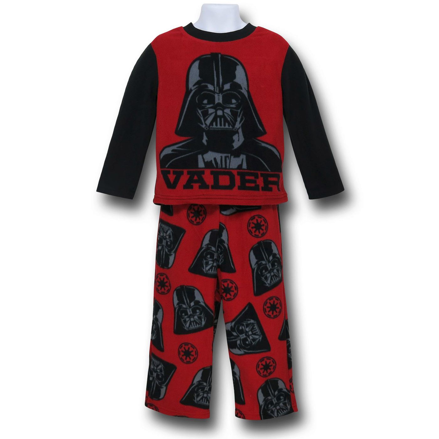 Star Wars Vader Red Pullover Kids Pajamas, Red