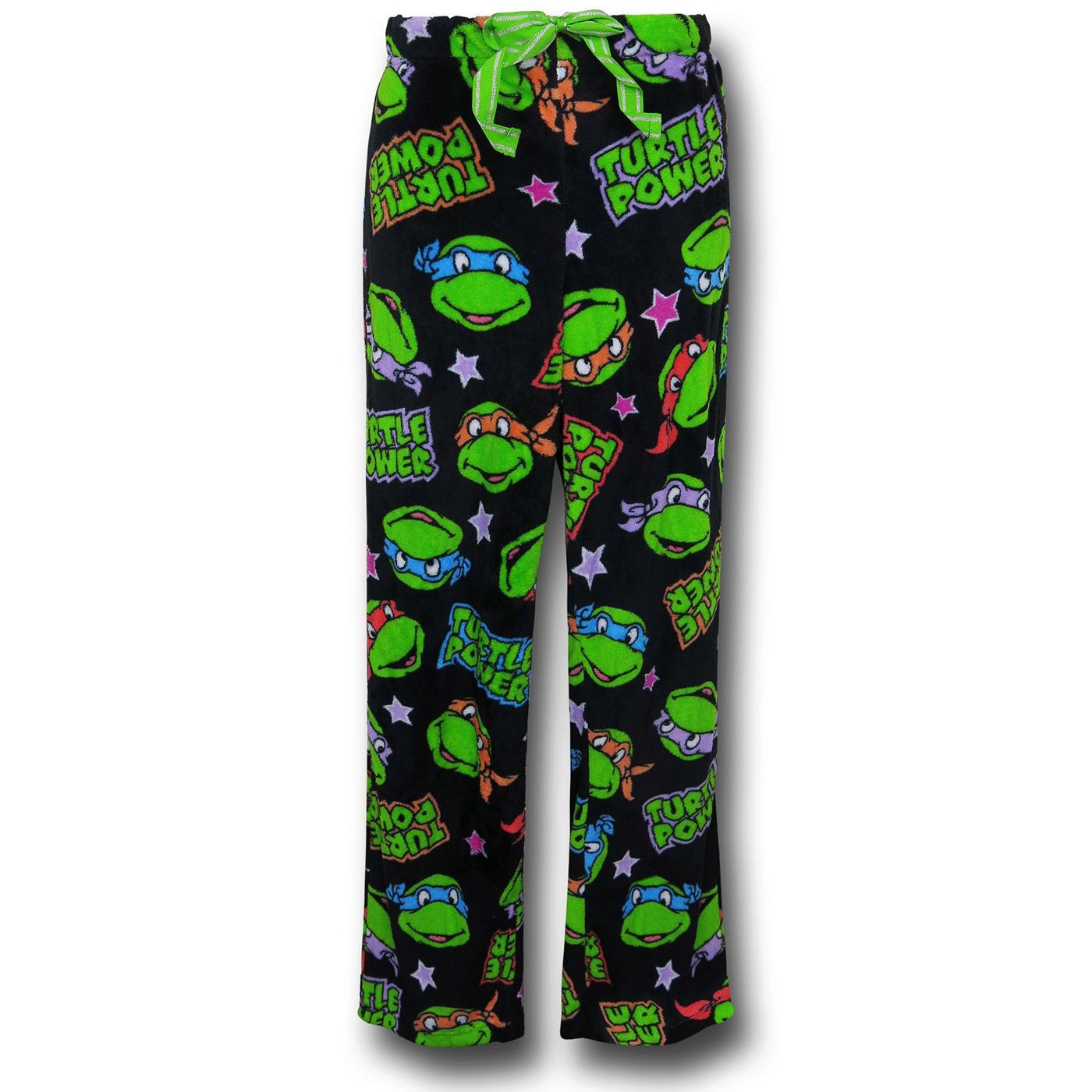 TMNT Women's Poly Fleece Sleep Pants, Black