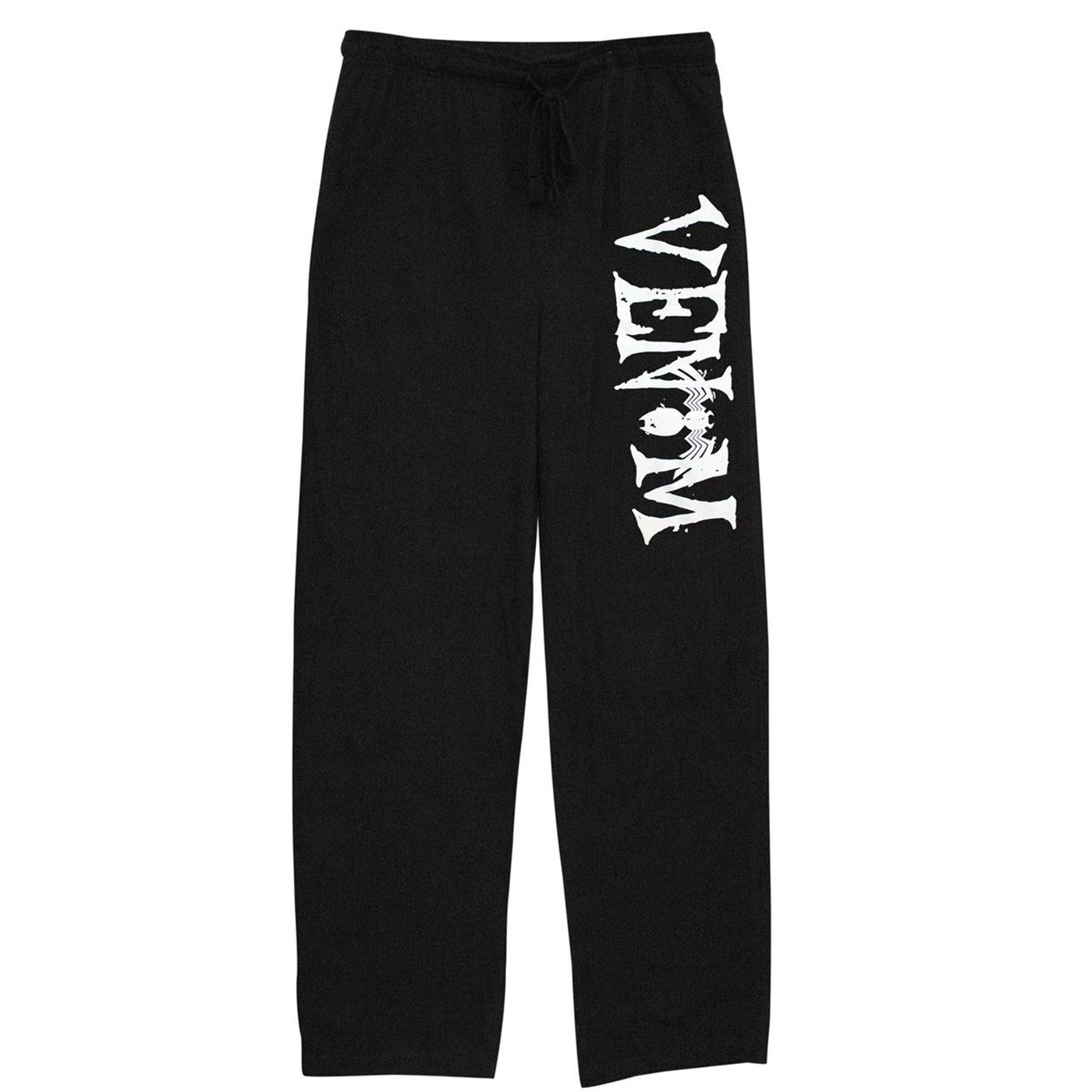 Venom Logo Unisex Pajama Pants, Black