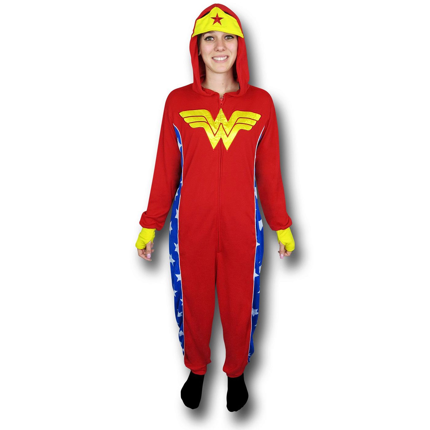 Wonder Woman Union Suit, Red