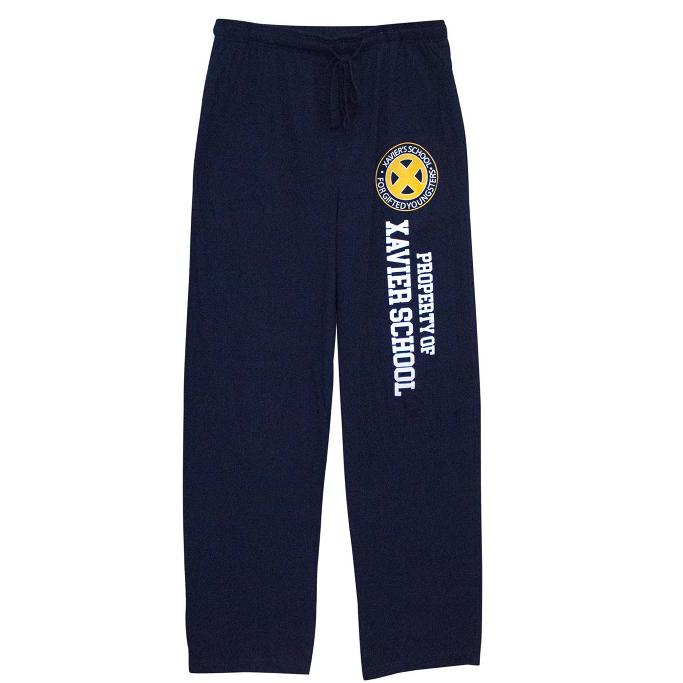 X-Men Property of Xavier School Unisex Pajama Pants, Blue