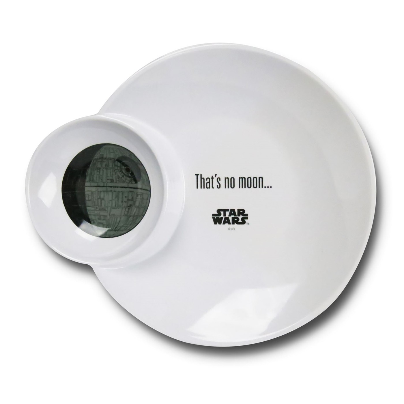 Star Wars Death Star Party Plate, White