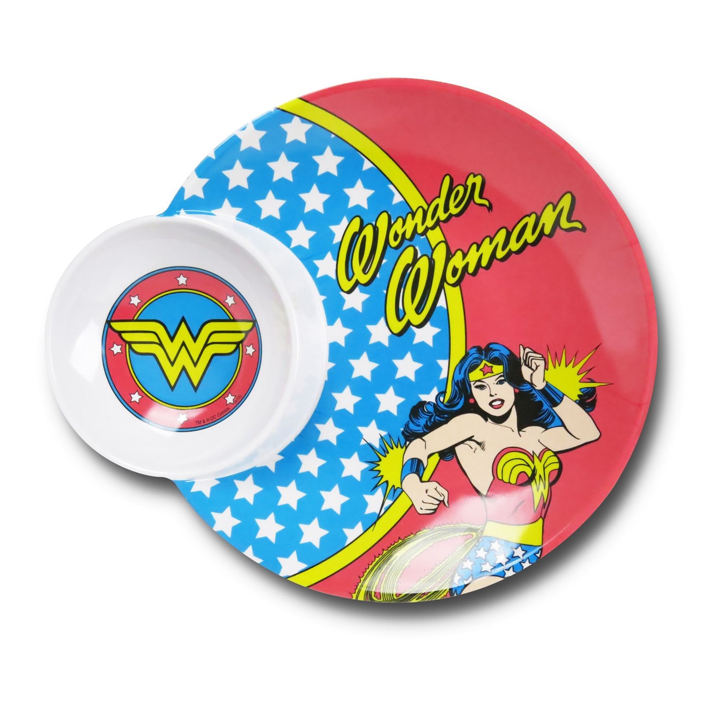 Wonder Woman Party Plate, Red