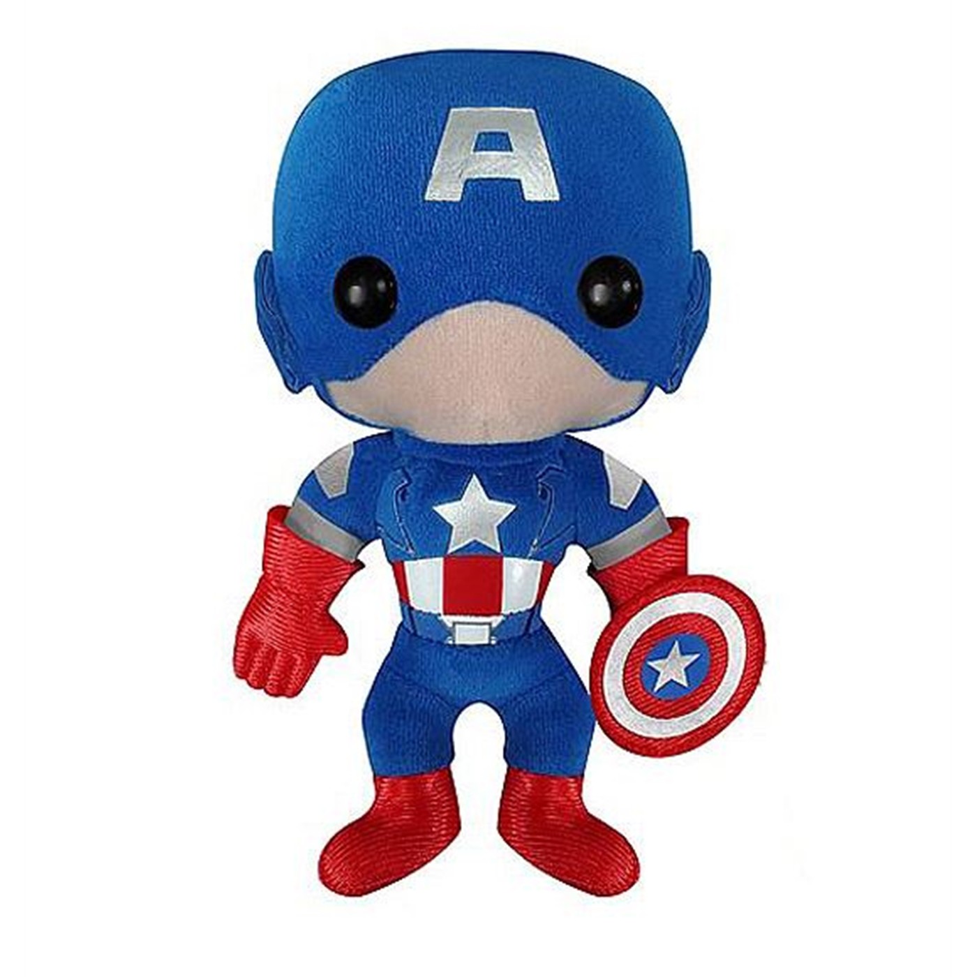 Captain America Avengers Movie Plush Toy, Blue