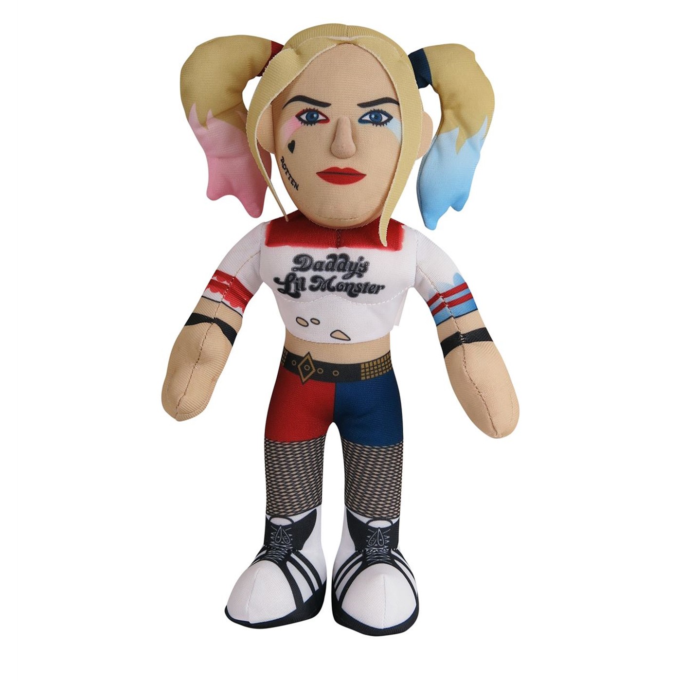 Suicide Squad Harley Quinn Bleacher Plush Creature Figure, White