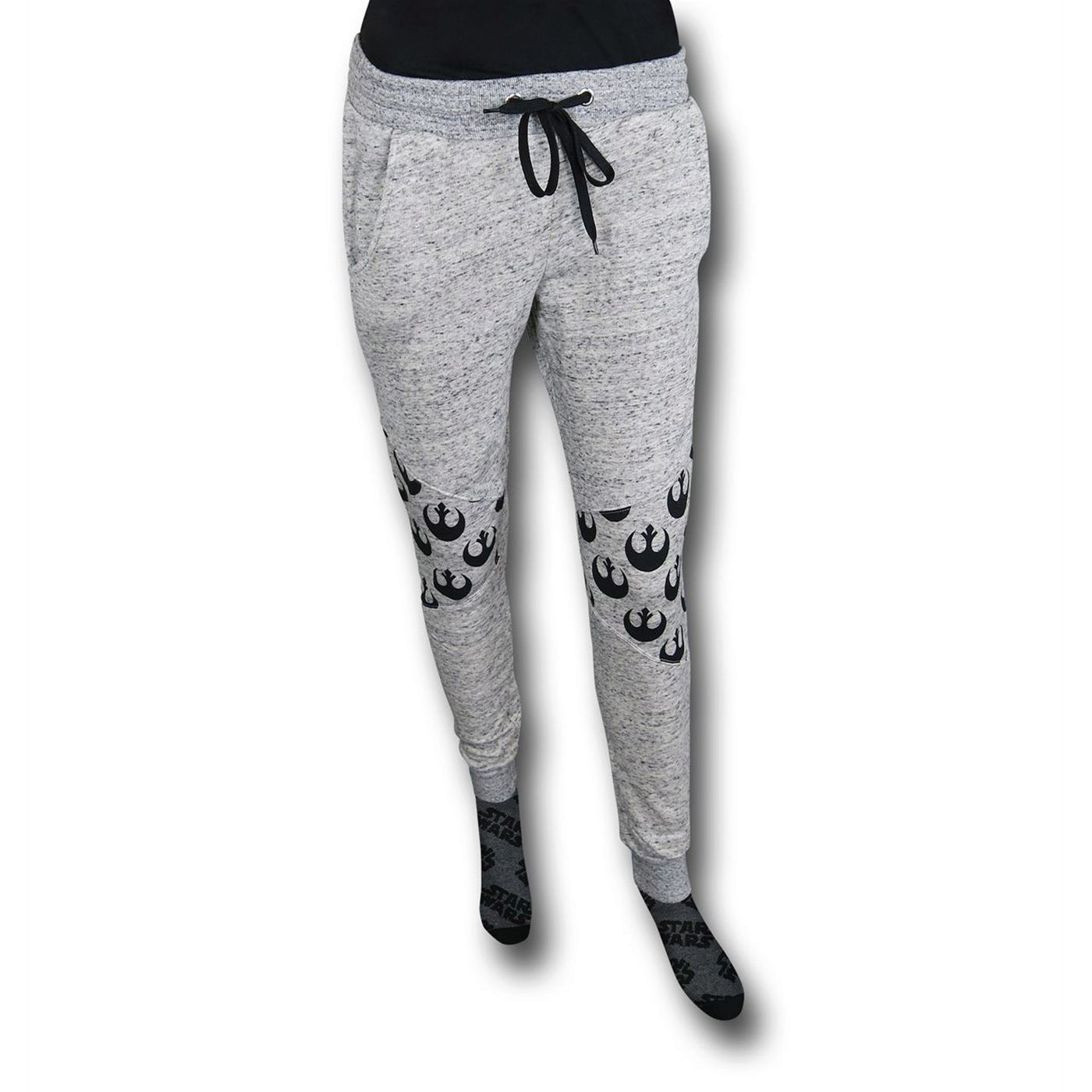 Star Wars Rebel Women's Ultra Soft Sweat Pants, Grey