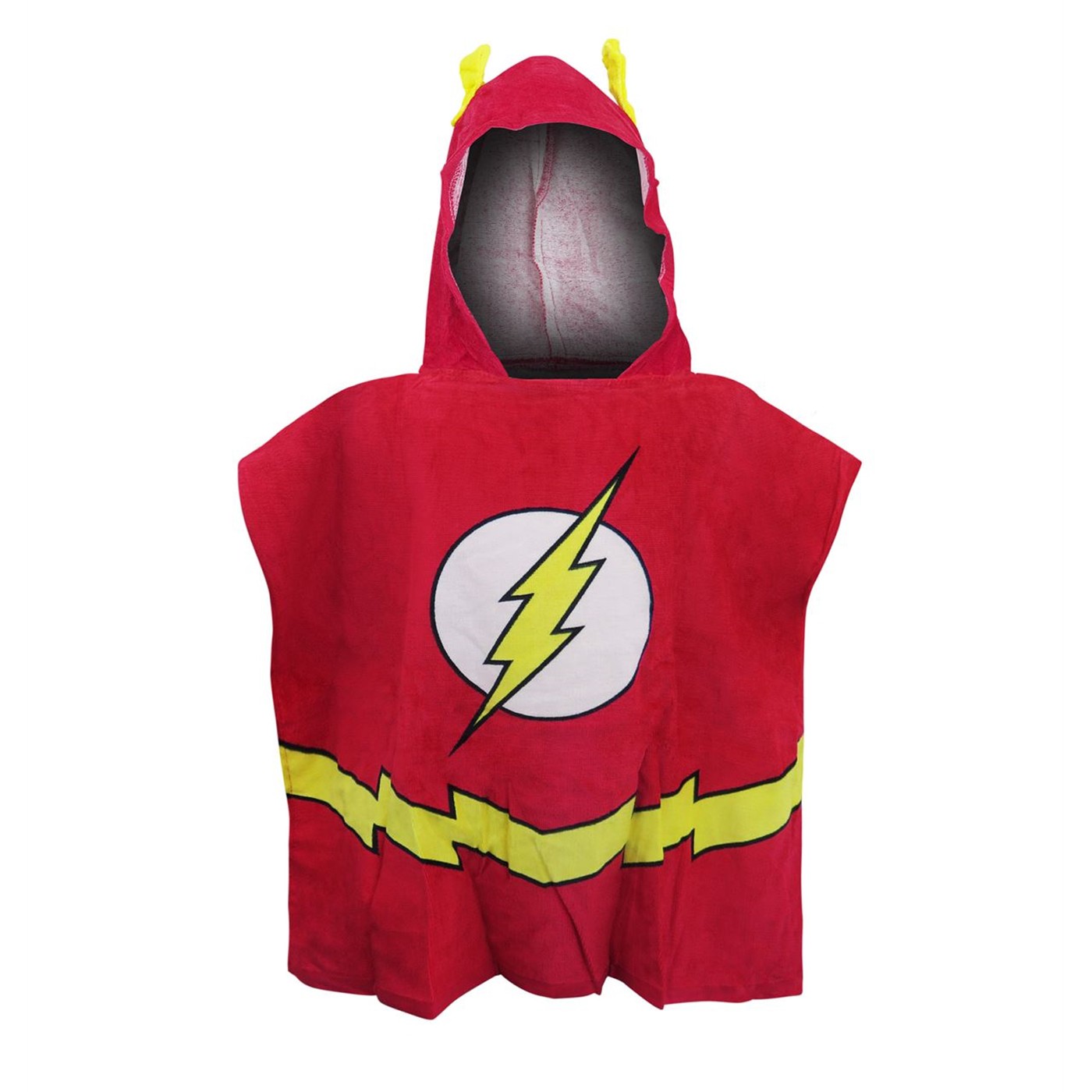 Flash Costume Kids' Towel Poncho, Red
