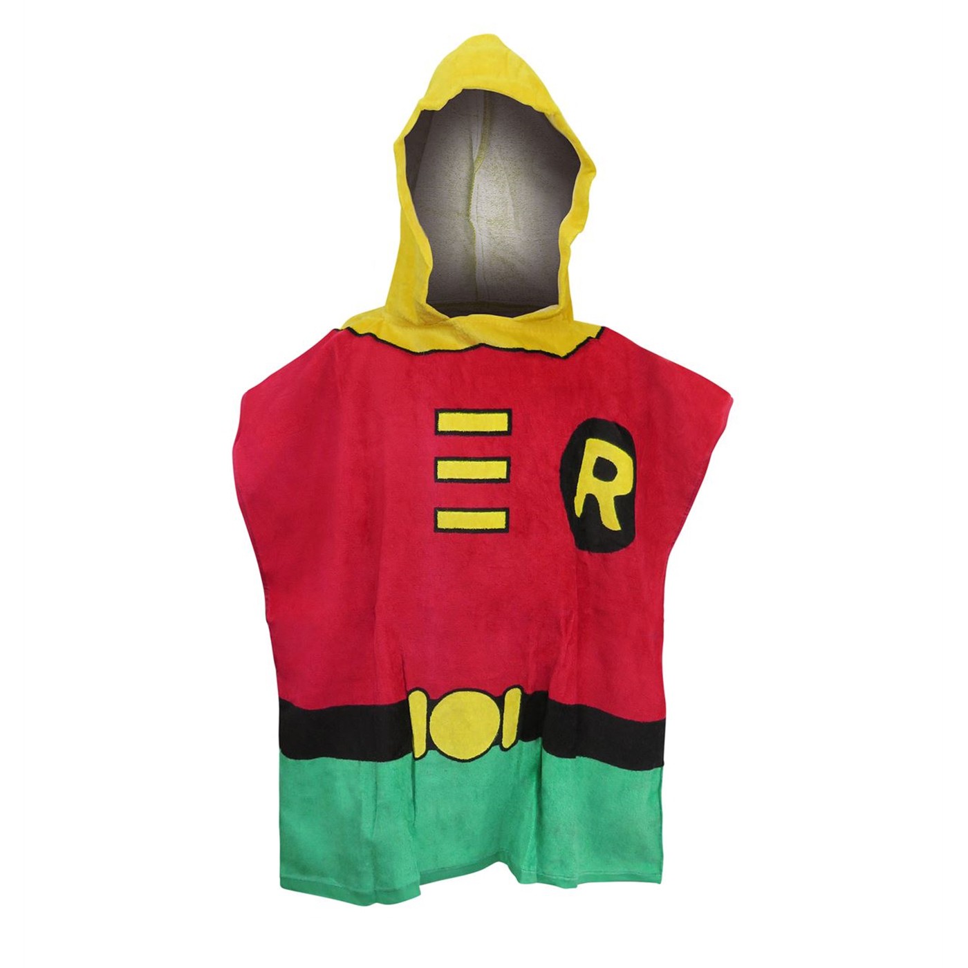 Robin Costume Kids' Towel Poncho, Red