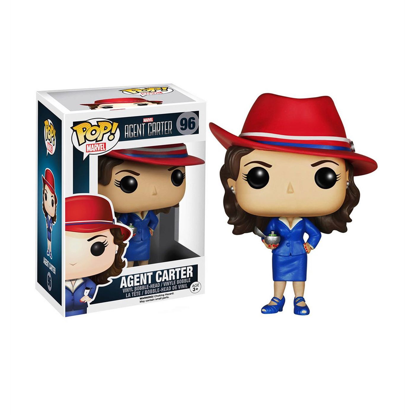 Agent Carter Funko Pop Vinyl Bobble Head, Blue