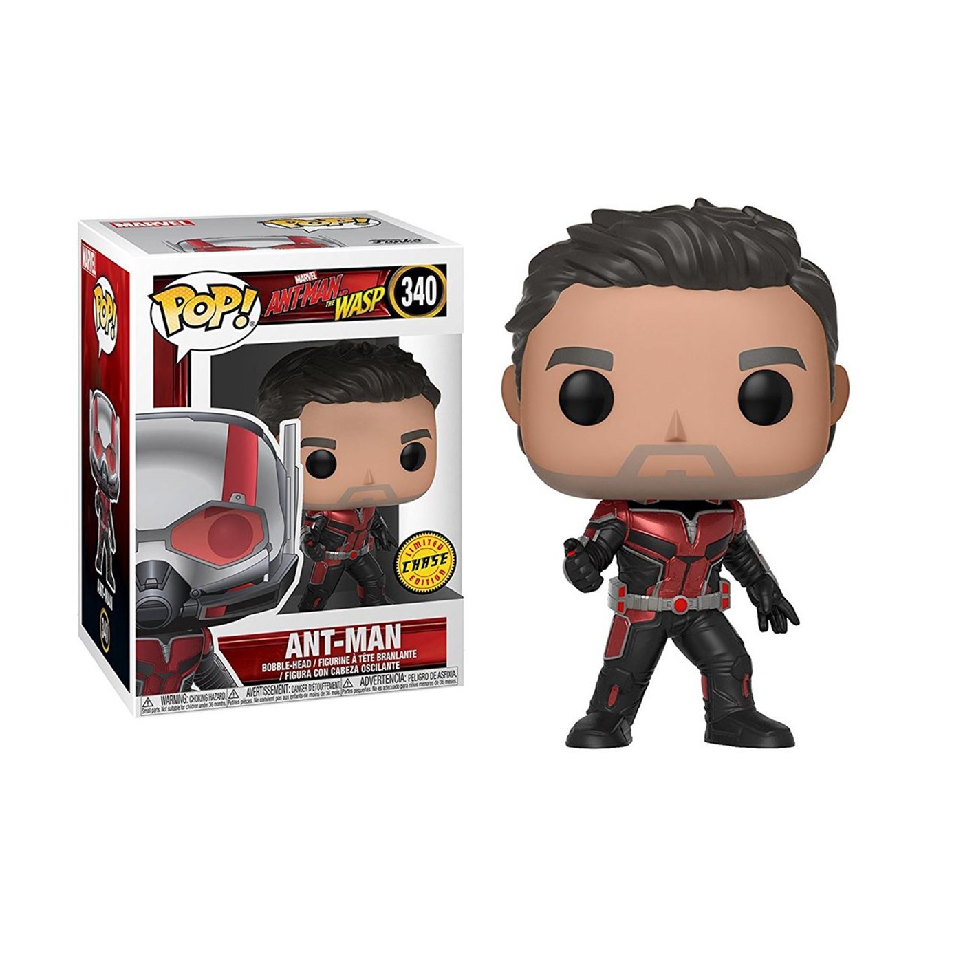 Ant-Man & The Wasp Ant-Man Funko Chase Pop Bobble Head, Red