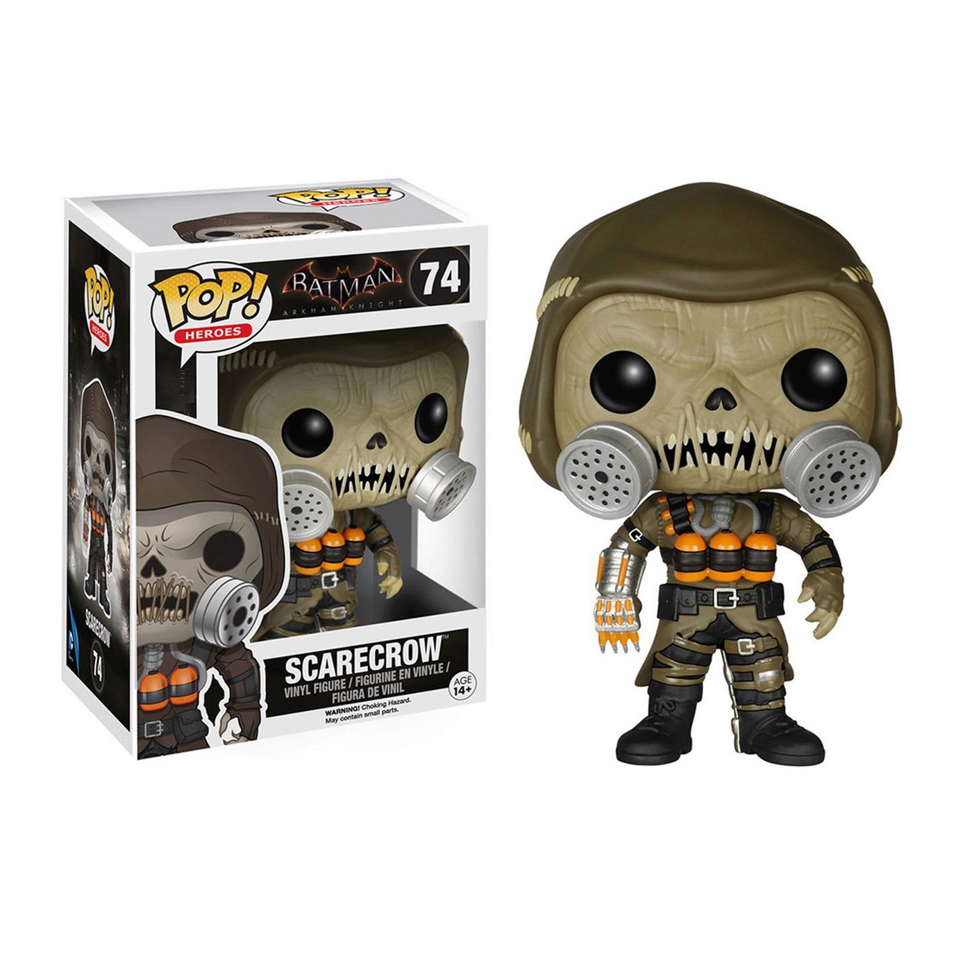 Batman Arkham Knight Scarecrow Pop Vinyl Figure, Brown