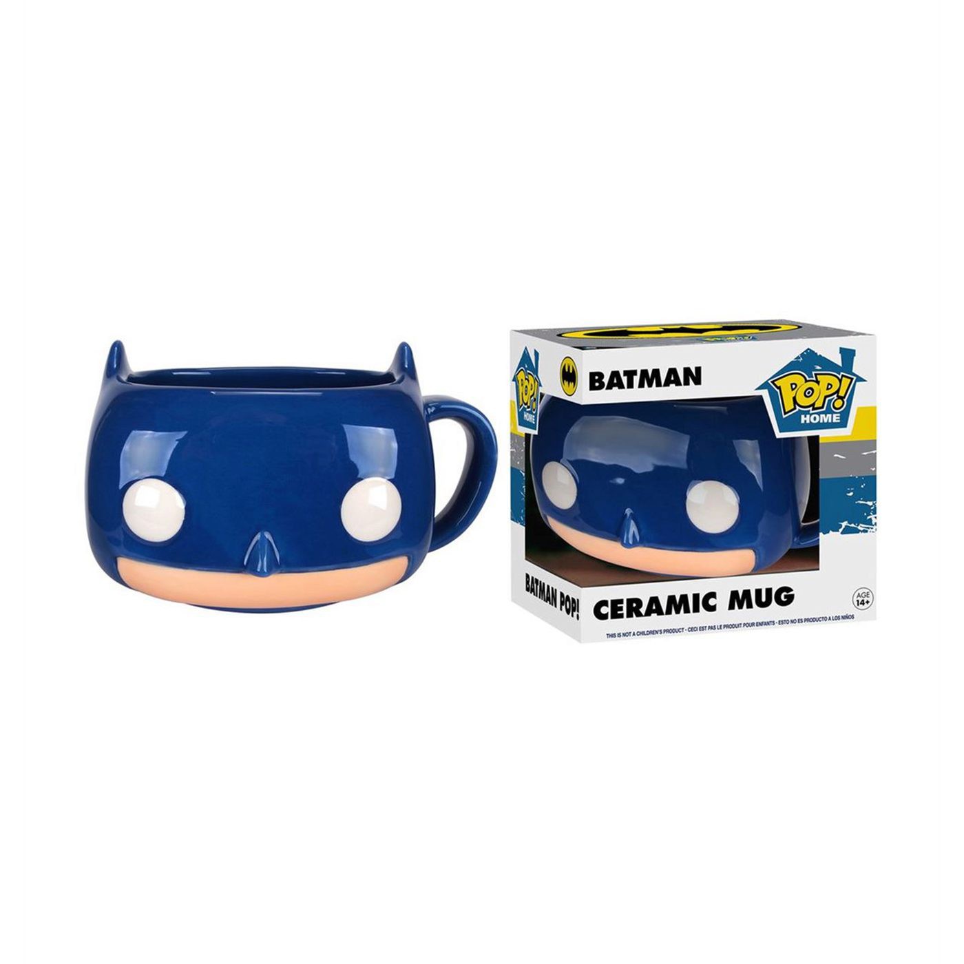 Batman Pop Home Ceramic 12oz Mug, Blue
