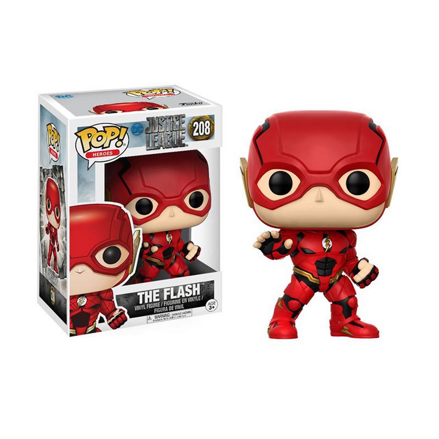 Flash Justice League Movie Funko Pop Vinyl Figure, Red