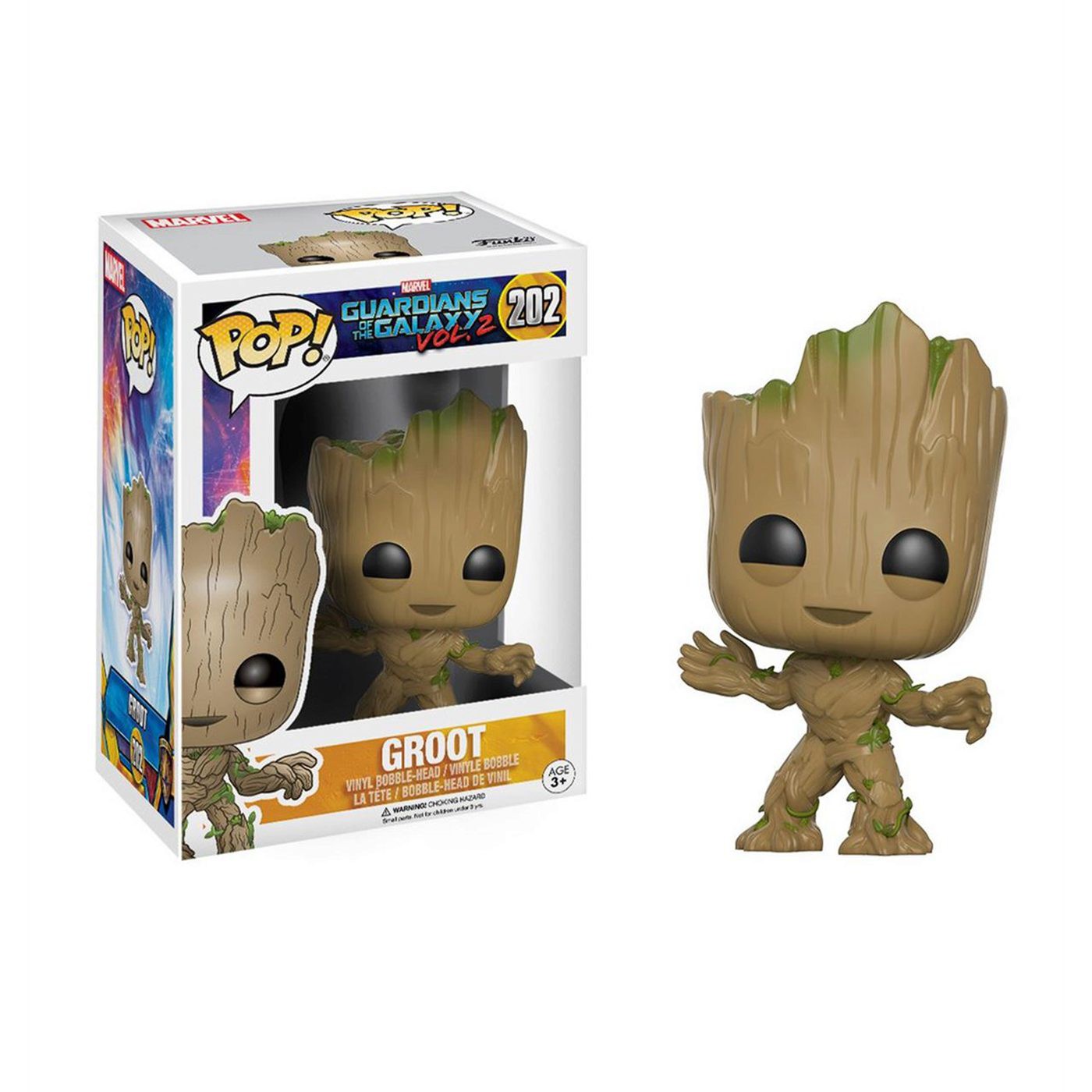 GOTG Vol. 2 Baby Groot Funko Pop Bobble Head, Brown