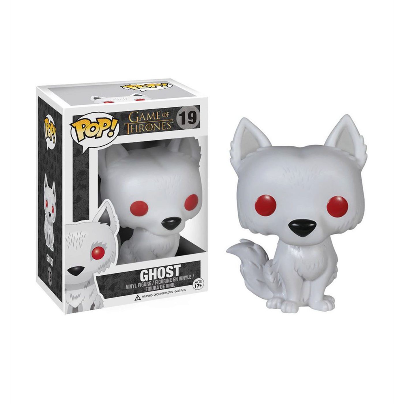 Games of Thrones Ghost Funko Pop Vinyl Figure, White