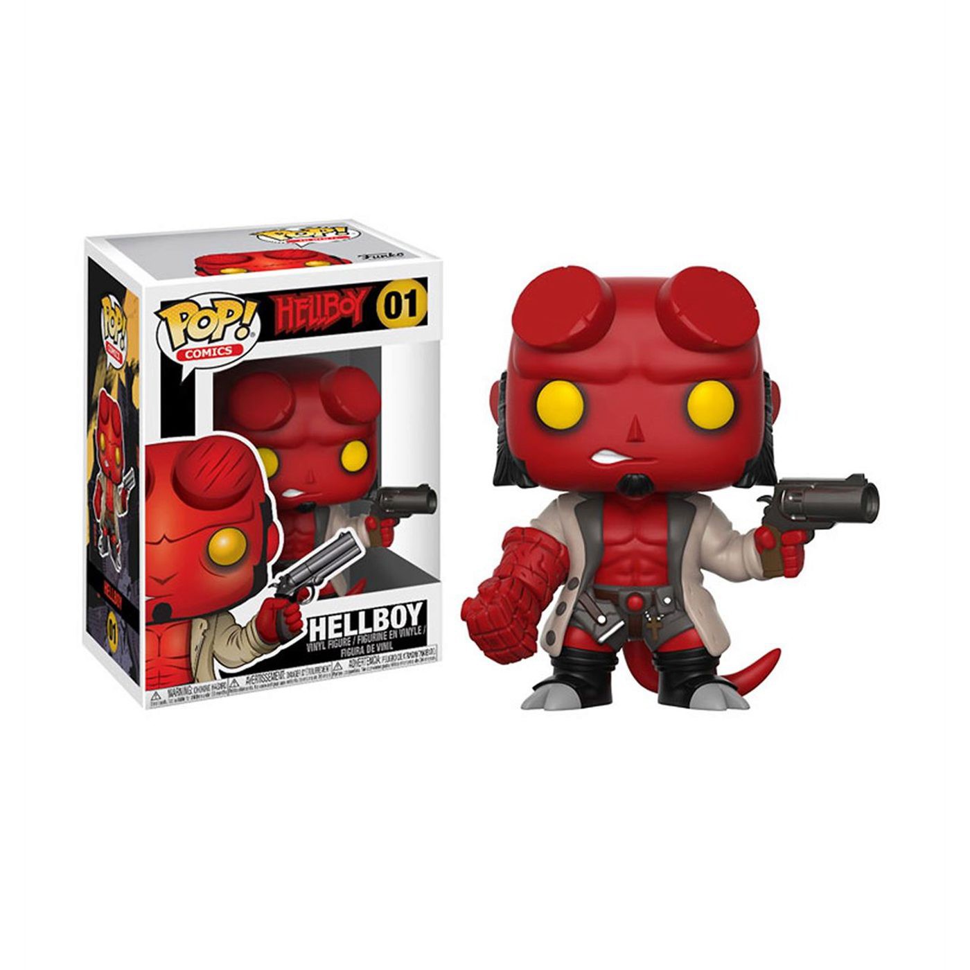 Hellboy Funko Pop! Comics Vinyl Figure, Red