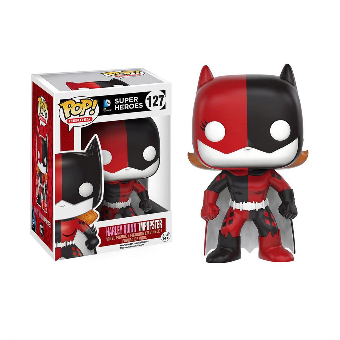 Harley Quinn Batgirl Imposter Funko Vinyl Figure, Red