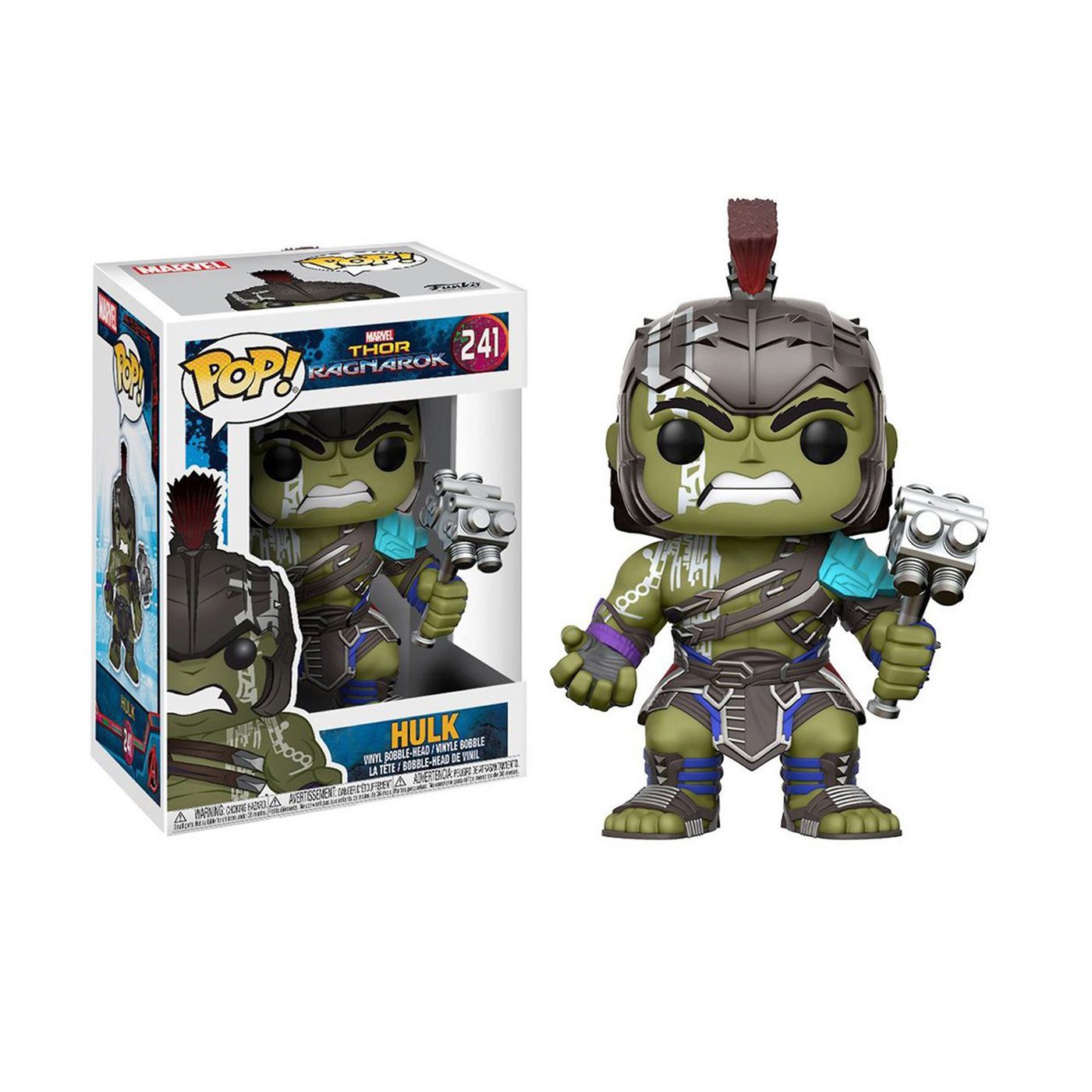 Thor Ragnarok Hulk Pop Funko Bobble Head, Green