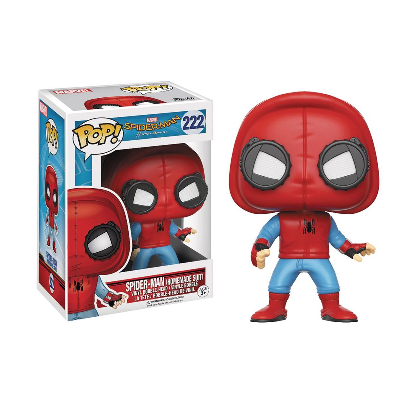 Spider-Man Homecoming Homemade Suit Funko Bobble Head, Red