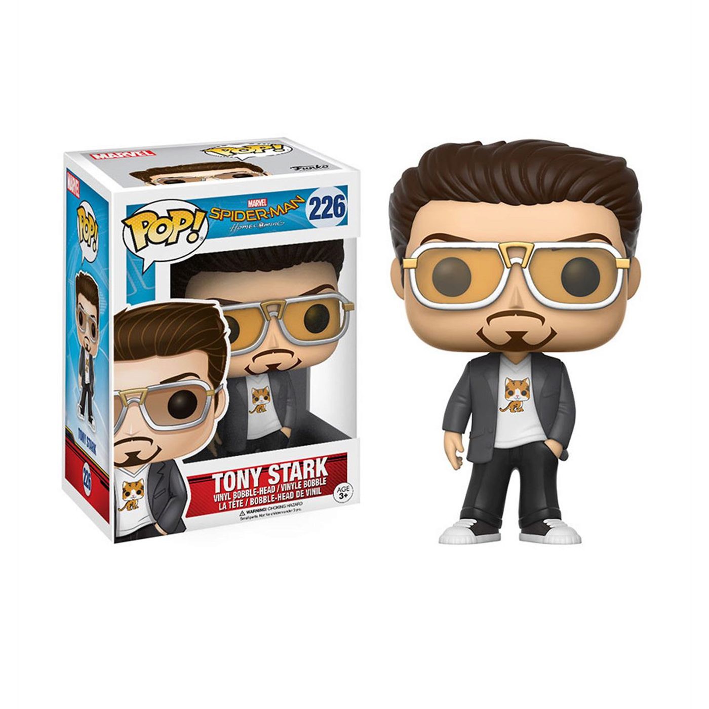 Spider-Man Homecoming Tony Stark Funko Pop Bobble Head