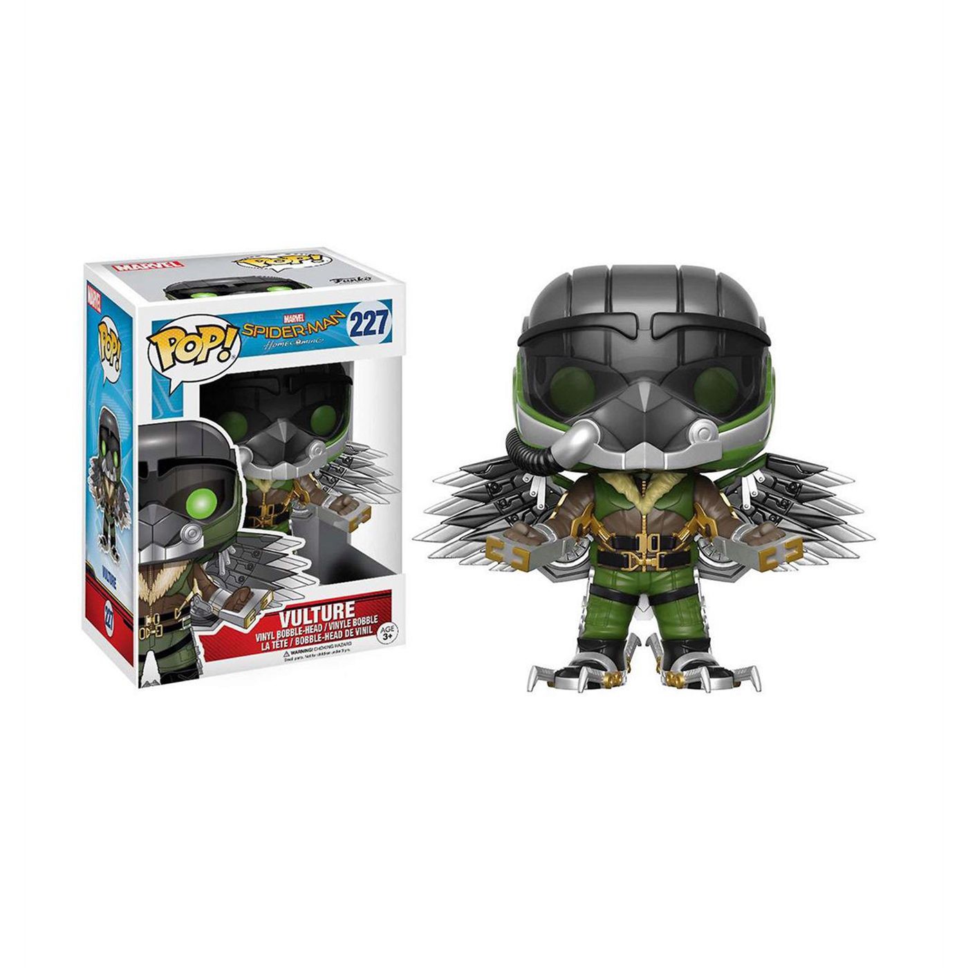 Spider-Man Homecoming Vulture Funko Pop Bobble Head, Green