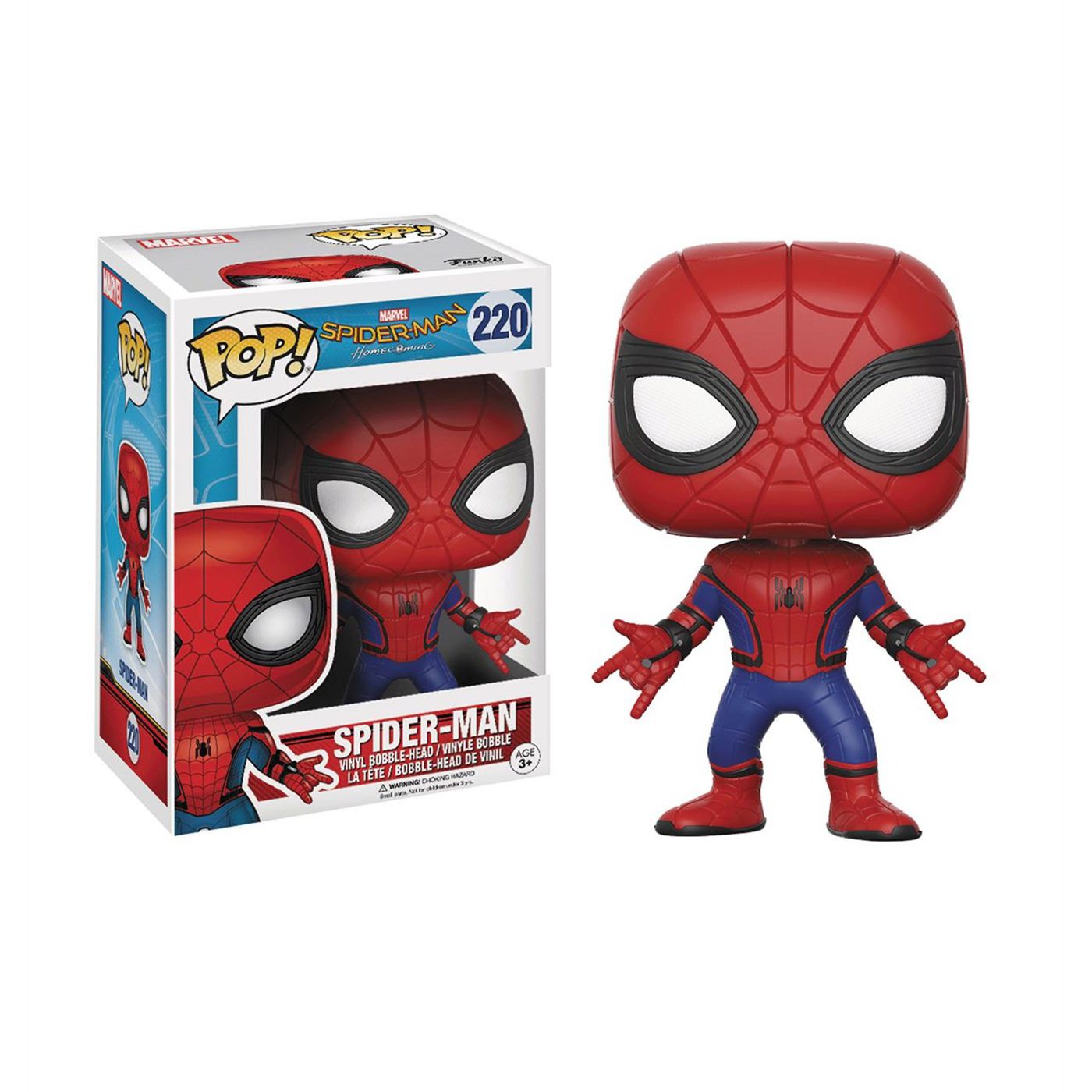 Spider-Man Homecoming Funko Pop Bobble Head, Red