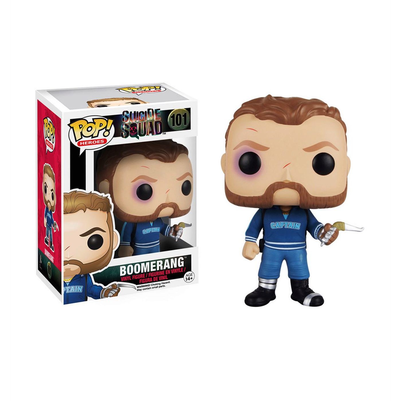 Suicide Squad Captain Boomerang Pop Vinyl Figure, Blue