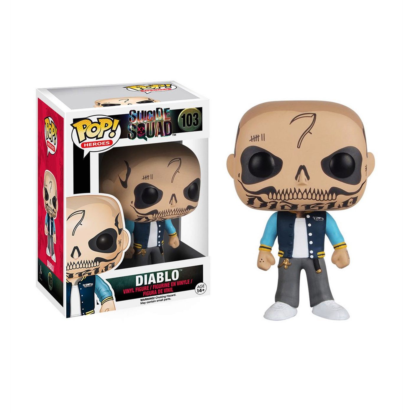 Suicide Squad El Diablo Funko Pop Vinyl Figure, Blue